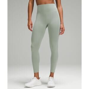 Lululemon 'Wunder' Green Train High-Rise Leggings / Tight 25" Size 6